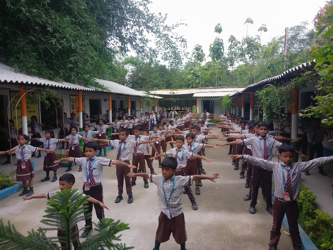 Yoga session
